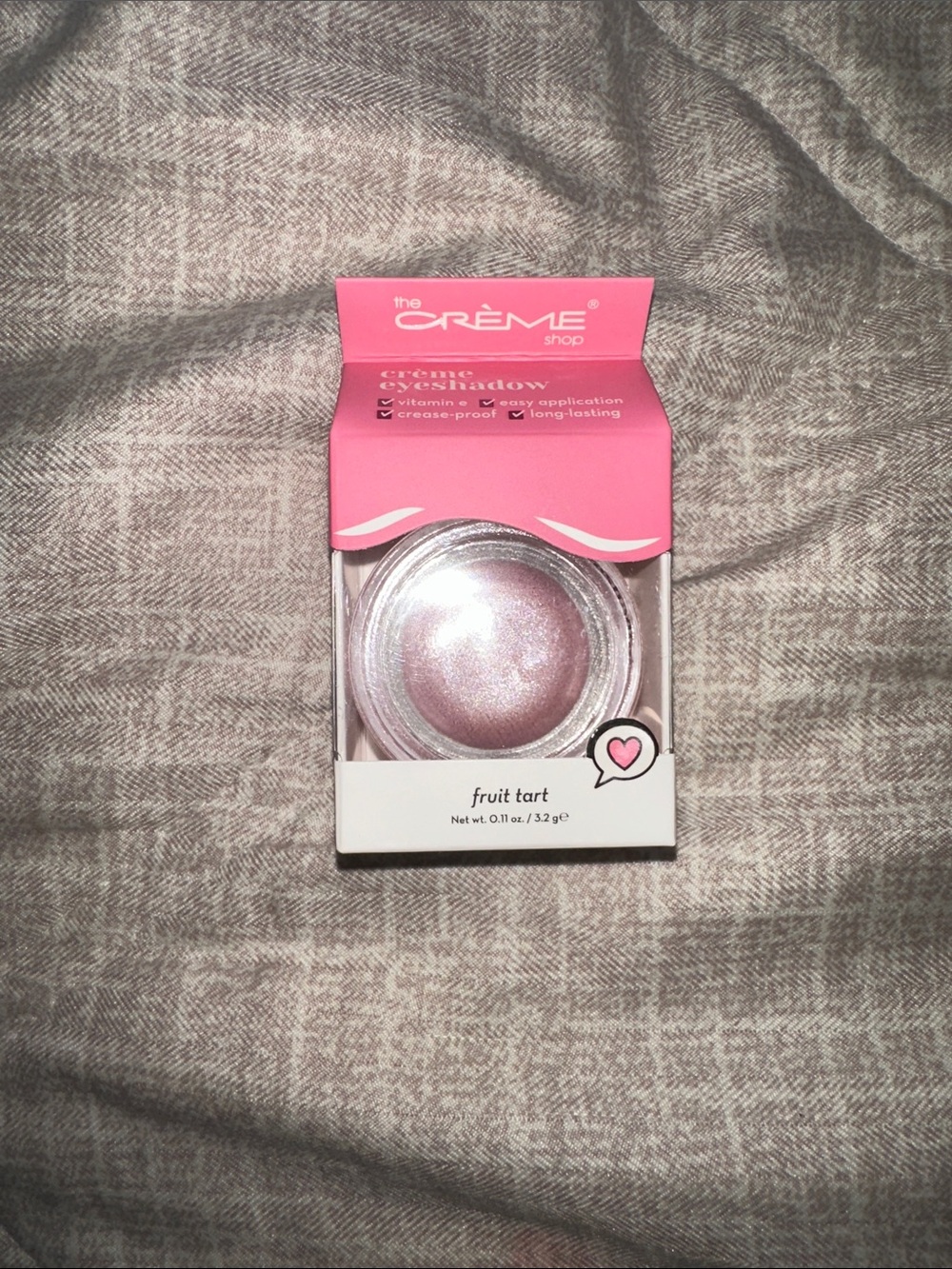 The Crème Shop Fruit Tart Shimmery Pink Eyeshadow